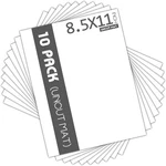 Mat Center, Pack Of 10 8.5X11 White Uncut Boards, Acid Free, 4-PLY .... Fixed Price $24.99.
