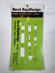 Berol Rapidesign Template Standard Logic Symbols 3/8 Size R-544. Fixed Price $14.99.