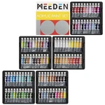 100 Colors Heavy Body Acrylic Paint Set 12ML Tubes For Canvas Wood Crafts. Fixed Price $95.99.