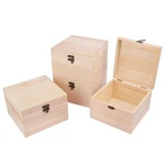 Gniemckin 4 Pack Wooden Unfinished Unpainted Boxes Crafts Diy Jewelry. Fixed Price $44.98.