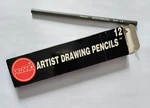 Prang Artist Box Of Drawing Pencils 12 New Old Stock 4B Dixon Ticonderoga Co. H. Fixed Price $14.25.