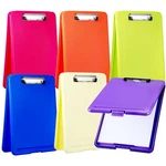 6 Pcs Plastic Clipboard With Storage Neon Color Nursing Pen Ho.... Fixed Price $43.72.