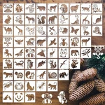 Animal Stencils For Painting On Wood, 64PCS 3 Inch Crafts Reusab.... Fixed Price $17.86.