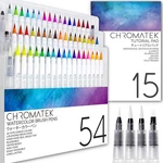 Chromatek Watercolor Pens Set 1 Count (pack Of 54),. Fixed Price $97.19.