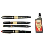 Vintage Koh-i-noor Rapidograph Technical Pens Lot 4 With India Ink Black. Fixed Price $44.99.