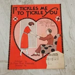Vintage Sheet Music It Tickles Me To You A.j. Hunt Publisher Piano. Fixed Price $10.00.