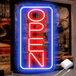 16.5" X 9" Led Neon Open Signs For Business Ultra Bright Plug Electric Lig.... Fixed Price $56.37.