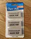 1 Pack Of 3 Pc Paper Mate Prismacolor Magic Rub New!. Fixed Price $5.50.