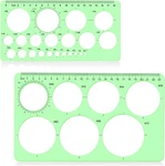 Lokunn Pcs Circle Template For Drawing, Ruler Quilling Tool, 2, Green. Fixed Price $7.70.