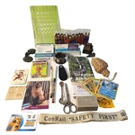 JD-3 Vintage Junk Drawer Lot Map Conrail Pokemon Rx Box Radio Shack Template. Fixed Price $14.99.