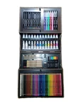 101 Platinum 151-PIECE Multimedia Artists Set With Wood Case, Pencil, Pastel. Fixed Price $29.99.