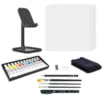 Cupixel Acrylic Canvas Set Stand 12 Colors 5 Panels Art Experience New. Fixed Price $19.95.