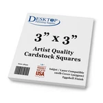 Premium White Cardstock Squares - Ultra Thick Artist Drawing X 3",. Fixed Price $21.97.