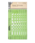 Rapidesign Pipe Fittings Template, 1 Each (R49),OTHER Drawing Supplies. Fixed Price $25.74.