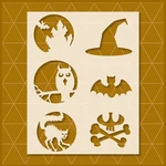 Cookie Halloween Stencil Baking, Fall, Pumpkin, Ghost, Spooky, Fun Treat Decor. Fixed Price $9.99.