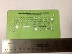 Berol Rapidesign Template R-312A Electric Controls. (A3). Fixed Price $15.00.