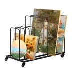 Ikare Art Canvas Storage Rack, Drying Painting With Wheels, Adjustab.... Fixed Price $117.58.