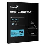 Koala Inkjet Transparency Film Clear 8.5X11 20 Sheet Overhead Projector Crafts. Fixed Price $11.99.
