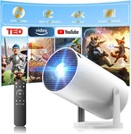 Portable Mini 4K Smart Projector 5G Wifi Bluetooth Home Video Android. Fixed Price $53.19.