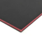 Buyplastic Colorcore Sheet 1/2" X 24" 36" Black-red-black. Fixed Price $106.80.