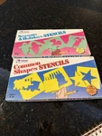 Set Of 2 Trend Enterprises Common Shape Seasons & Holidays Stencils. Fixed Price $26.00.