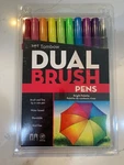 Tombow Dual Brush Pen Bright Palette Set 10 Pack 56185. Fixed Price $16.99.