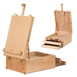 Falling Art Wooden Tabletop Easel Box, Beechwood Sketchbox With. Fixed Price $73.90.