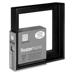 Ampersand 8X8 Black Thin Wood Floater Frame For Canvas Panel Artworks. Fixed Price $59.49.