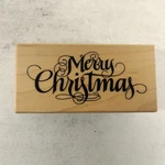 Merry Christmas Rubber Stamp F- 1215 Psx 2001 Design In Usa 757979510558 3X1 And. Fixed Price $10.48.