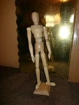 Artist Posable Jointed Figure Sketch Model Ikea Gestalta Natural Wood 13. Fixed Price $10.00.
