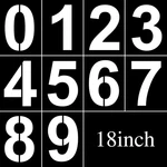 18 Inch Large Number Stencils Set 0-9 Address Reusable. Fixed Price $19.96.