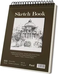 Fuxi 9" 12" Sketch Book, Top Spiral Bound Pad, Sheets 68LB/100GSM. Fixed Price $15.99.