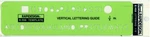 Berol Rapidesign Template Vertical Lettering Guide 1/4" R-908. Fixed Price $15.49.