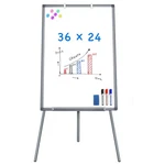 Easel Whiteboard - Magnetic Portable Dry Erase Tripod 36X24, Silver. Fixed Price $94.27.