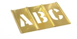 10034 4" Brass Letters Set 33 Pc. Fixed Price $119.27.