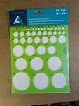 Aa Professional Circle Master Template 1/16"-2 1/4". Fixed Price $19.99.