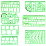 Senseyo 7 Pack Drawings Templates Stencil, Circle For Geometric Draw.... Fixed Price $13.85.