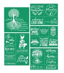Dgaga Family Silk Screen Stencils Reusable Self Adhesive Printing For Diy Crafts. Fixed Price $34.39.