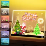 Exbelle Led Drawing Message Note Board 7 Colors Light 16", Multi-colored. Fixed Price $35.73.