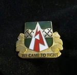 Us Military 28TH Air Defense Artillery Crest Pin Clutch We Came To Fight Dui. Fixed Price $24.95.