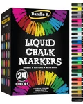 Bandle B. Chalk Markers 24 Vibrant, Erasable, Non-toxic, Water-based,. Fixed Price $25.45.