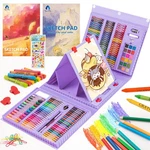 Vigorfun Art Supplies, 240-PIECE Drawing Kit, Gifts For Medium, Purple. Fixed Price $36.90.