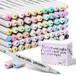 Arrtx Oros 66 Alcohol Markers Pastel Colors Paint Dual Tip For Coloring. Fixed Price $55.19.