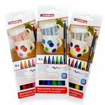Edding 4200 Porcelain Pen Brush Oven Marker Sets Three Colour. Fixed Price $28.55.