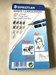 Staedtler Mars Lumograph Design-art-technic Graphite 12 Pencil Set Storage Tin. Fixed Price $6.50.