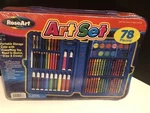 Roseart Set & Storage Case 78 Pc Crayon Paint Markers Sealed Free Ship. Fixed Price $22.94.