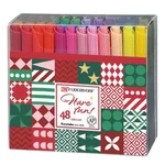 Kuretake Brush Pen Fudebiyori 48COLORS Set Holiday Special CBK-55N/48VHD. Fixed Price $98.00.