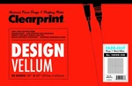 Clearprint 11" X 17" 1000H Design Vellum Pad With Printed Fade-out 30-DEGREE .... Fixed Price $61.86.