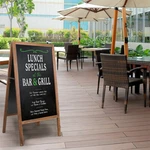 Cafe A-frame Chalkboard Sign Extra Large 40" Free Standing Easel Sturdy Us. Fixed Price $54.92.