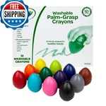 Crayola Large Egg Crayons 12CT Jumbo Washable For Toddlers Christmas. Fixed Price $56.51.